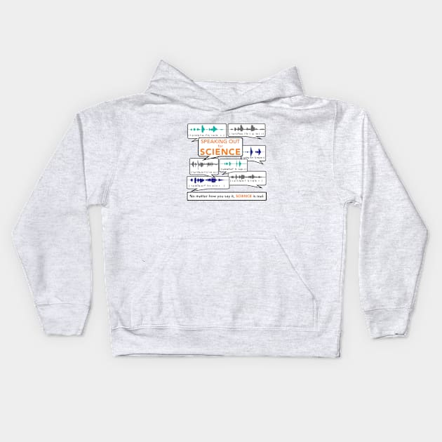 Speaking out for science: multi-speaker version Kids Hoodie by alejna99